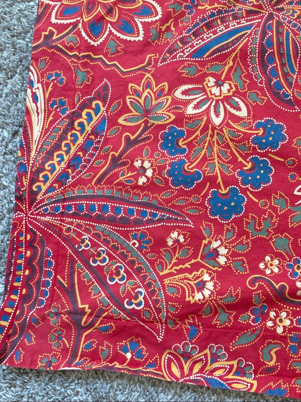 Pottery Barn Caesarea Pillow Shams Covers standard Cotton 2013 paisley boho